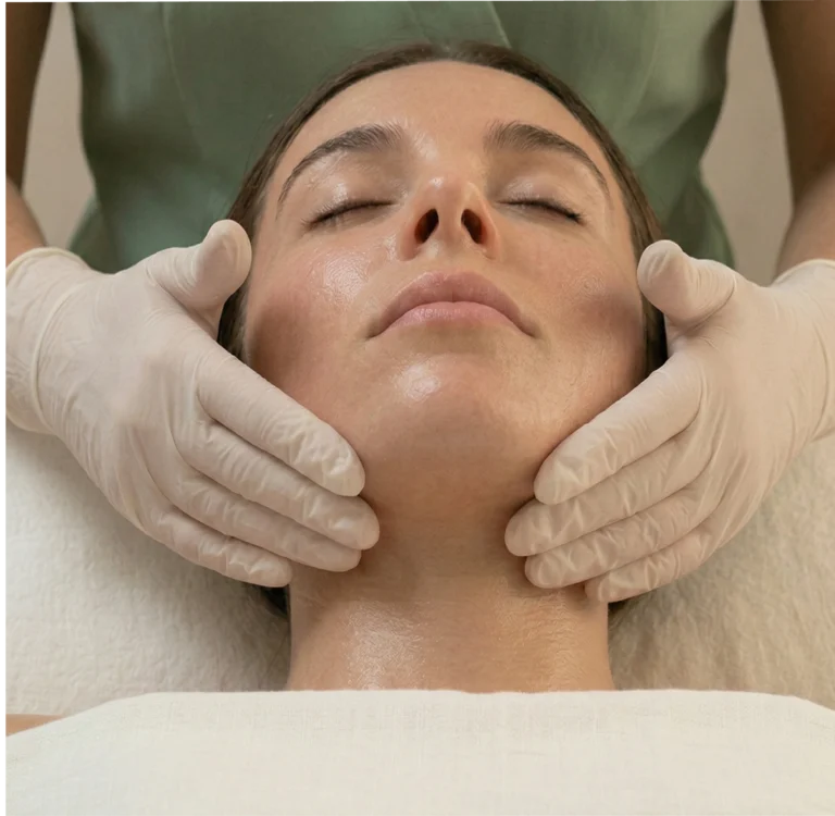 Dermaplaning Glow en Flores - Tratamiento de renovación facial Una Pausa Spa.